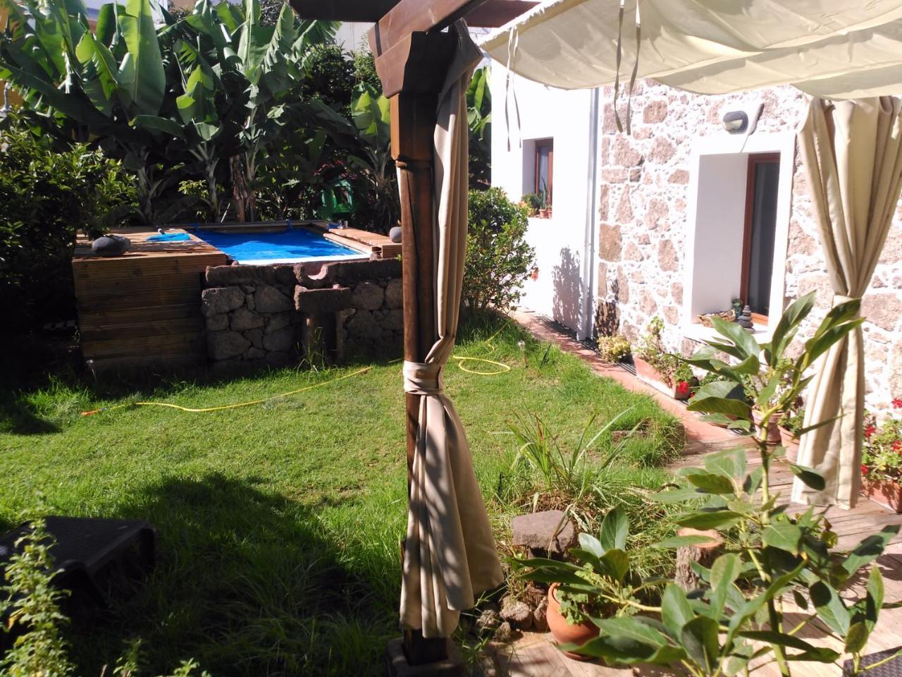 Villa Canaria Piscina Jacuzzi Jardin Santa Maria de Guia de Gran Canaria المظهر الخارجي الصورة