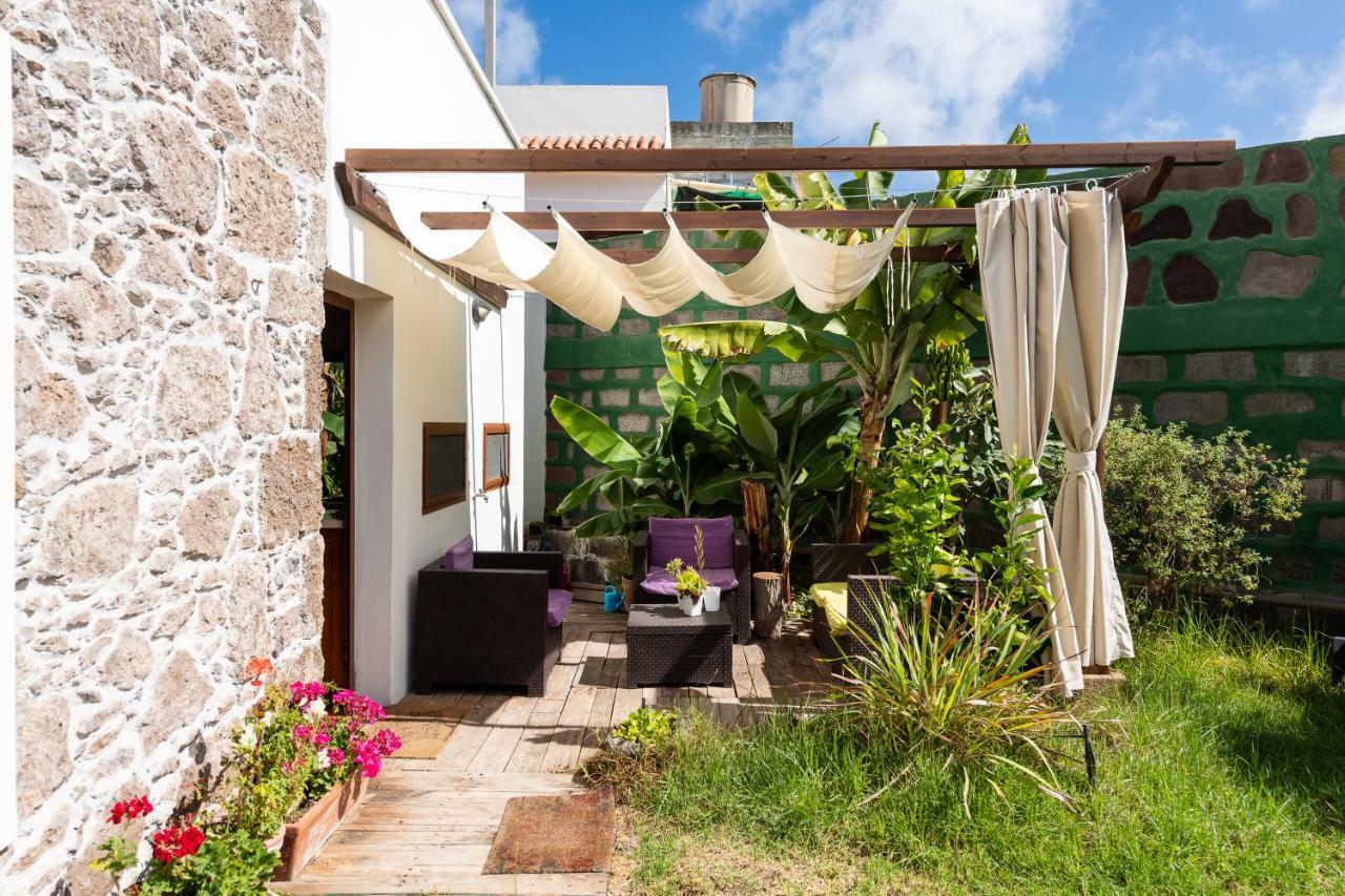Villa Canaria Piscina Jacuzzi Jardin Santa Maria de Guia de Gran Canaria المظهر الخارجي الصورة