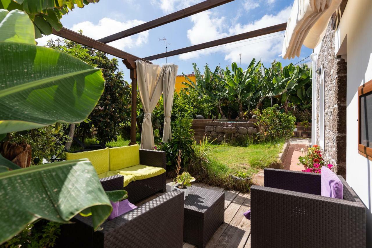 Villa Canaria Piscina Jacuzzi Jardin Santa Maria de Guia de Gran Canaria المظهر الخارجي الصورة