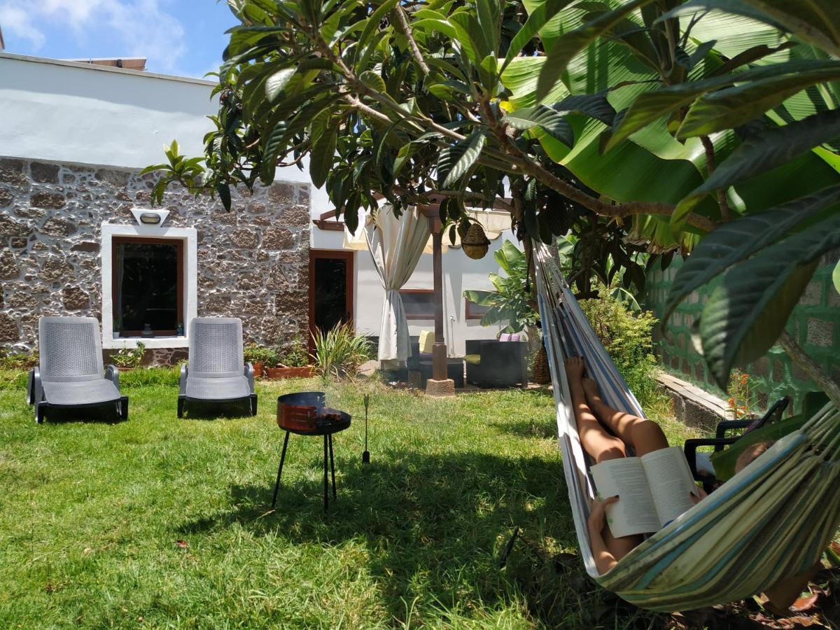 Villa Canaria Piscina Jacuzzi Jardin Santa Maria de Guia de Gran Canaria المظهر الخارجي الصورة